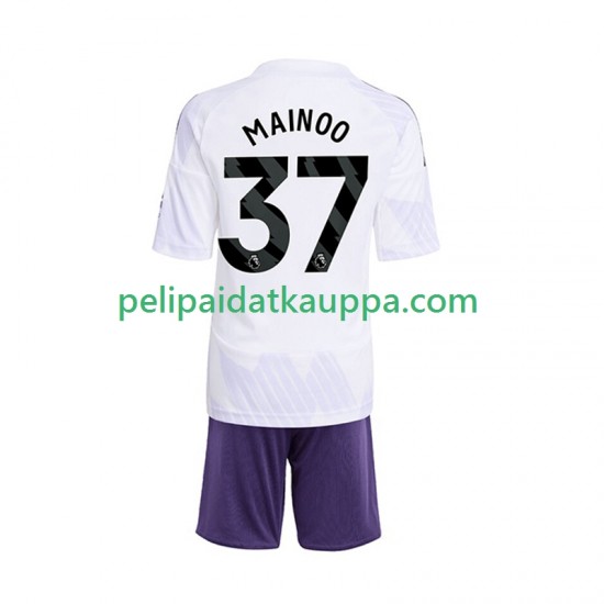 Manchester United Kobbie Mainoo 37 Vieras Fanipelipaita (Lasten) 2025-2026 Lyhythihainen Manchester United Kobbie Mainoo 37 Vieras Fanipelipaita (Lasten) 2025-2026 Lyhythihainen