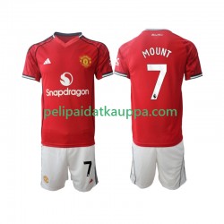 Manchester United Mason Mount 7 Koti Fanipelipaita (Lasten) 2025-2026 Lyhythihainen