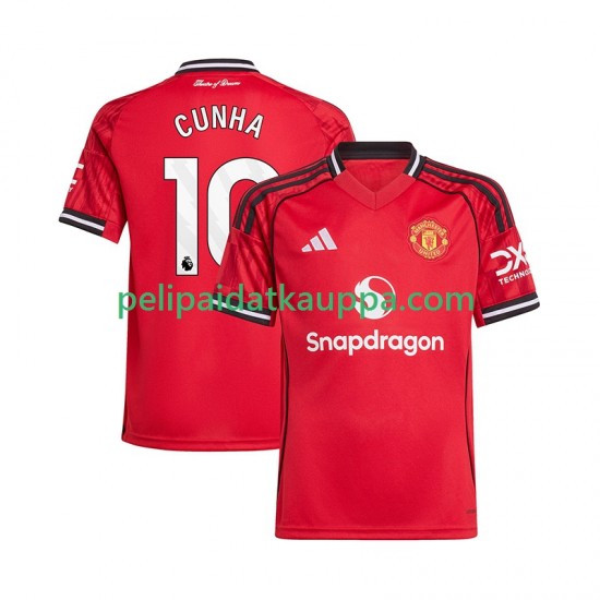 Manchester United Matheus Cunha 10 Koti Fanipelipaita (Miehet) 2025-2026 Lyhythihainen