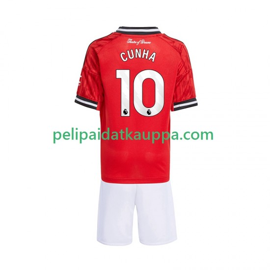 Manchester United Matheus Cunha 10 Koti Fanipelipaita (Lasten) 2025-2026 Lyhythihainen Manchester United Matheus Cunha 10 Koti Fanipelipaita (Lasten) 2025-2026 Lyhythihainen