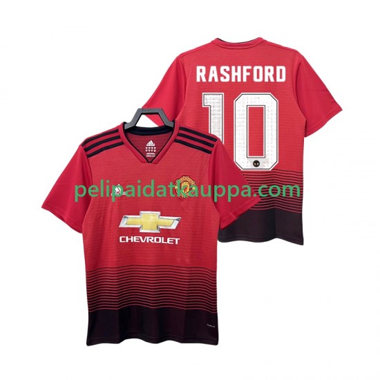 Manchester United RASHFORD 10 2018 2019 Retro Koti Fanipelipaita (Miehet) Lyhythihainen Manchester United RASHFORD 10 2018 2019 Retro Koti Fanipelipaita (Miehet) Lyhythihainen