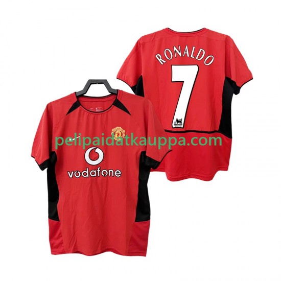 Manchester United RONALDO 7 Retro Koti Fanipelipaita (Miehet) 2004 2002 Lyhythihainen Manchester United RONALDO 7 Retro Koti Fanipelipaita (Miehet) 2004 2002 Lyhythihainen