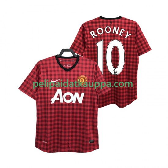 Manchester United ROONEY 10 2012 2013 Retro Koti Fanipelipaita (Miehet) Lyhythihainen Manchester United ROONEY 10 2012 2013 Retro Koti Fanipelipaita (Miehet) Lyhythihainen