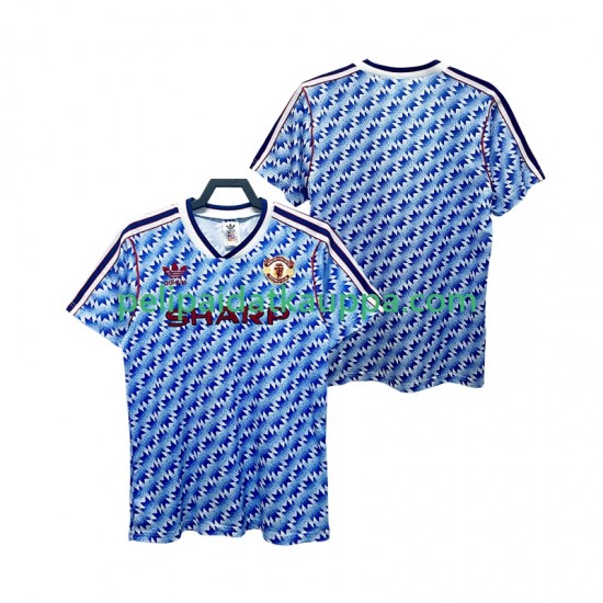 Manchester United 1990 1992 Retro Vieras Fanipelipaita (Miehet) Lyhythihainen