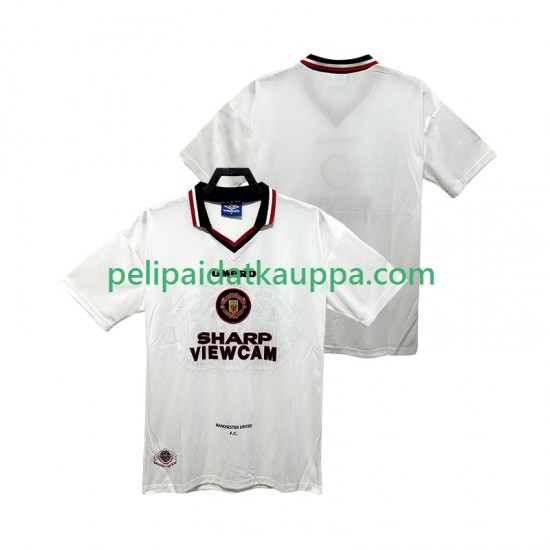 Manchester United 1996 1997 Retro Vieras Fanipelipaita (Miehet) Lyhythihainen Manchester United 1996 1997 Retro Vieras Fanipelipaita (Miehet) Lyhythihainen