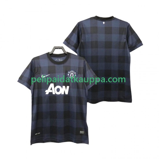 Manchester United 2013 2014 Retro Vieras Fanipelipaita (Miehet) Lyhythihainen