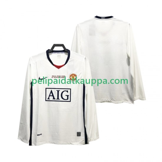 Manchester United Champions League 2009 Retro Vieras Fanipelipaita (Miehet) 2008 Pitkähihainen Manchester United Champions League 2009 Retro Vieras Fanipelipaita (Miehet) 2008 Pitkähihainen