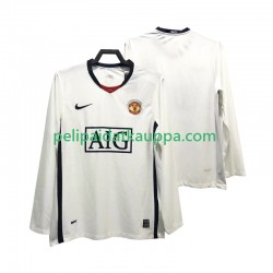 Manchester United Premier League 2009 Retro Vieras Fanipelipaita (Miehet) 2008 Pitkähihainen
