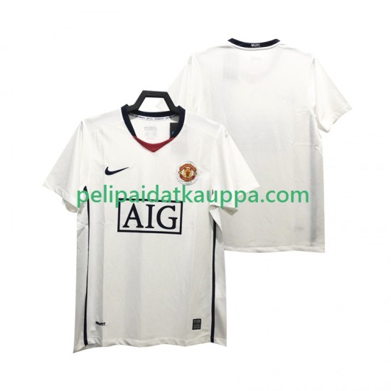 Manchester United Premier League 2009 Retro Vieras Fanipelipaita (Miehet) 2008 Lyhythihainen Manchester United Premier League 2009 Retro Vieras Fanipelipaita (Miehet) 2008 Lyhythihainen