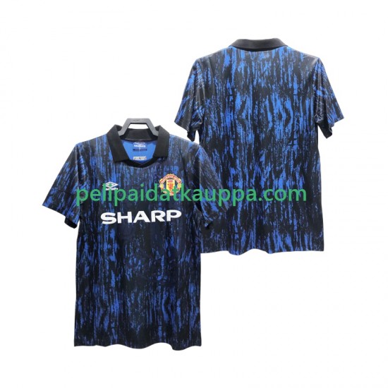Manchester United 1993 Retro Koti Fanipelipaita (Miehet) Lyhythihainen