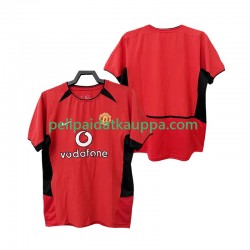 Manchester United Retro Koti Fanipelipaita (Miehet) 2004 2002 Lyhythihainen