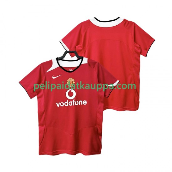 Manchester United 2005 Retro Koti Fanipelipaita (Miehet) 2006 Lyhythihainen Manchester United 2005 Retro Koti Fanipelipaita (Miehet) 2006 Lyhythihainen