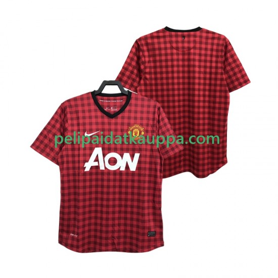 Manchester United 2012 2013 Retro Koti Fanipelipaita (Miehet) Lyhythihainen