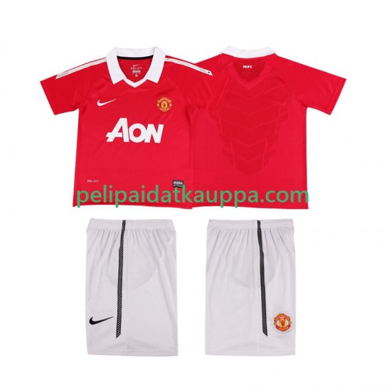 Manchester United Retro Koti Fanipelipaita (Lasten) 2011 2010 Lyhythihainen