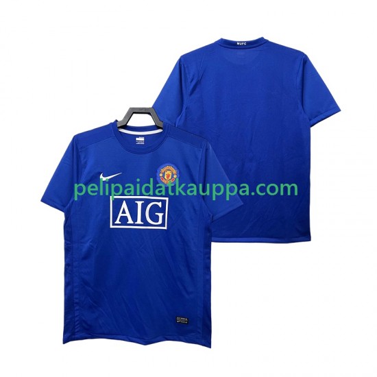 Manchester United 2009 Retro Kolmas Fanipelipaita (Miehet) 2008 Lyhythihainen Manchester United 2009 Retro Kolmas Fanipelipaita (Miehet) 2008 Lyhythihainen