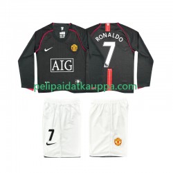 Manchester United Ronaldo 7 2007 Retro Vieras Fanipelipaita (Lasten) 2008 Pitkähihainen