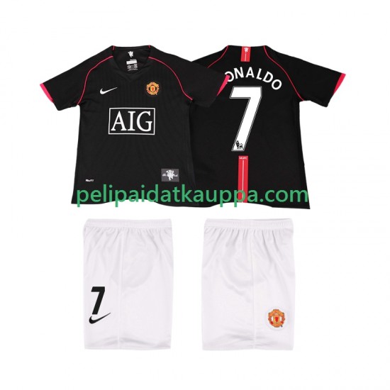 Manchester United Ronaldo 7 2007 Retro Vieras Fanipelipaita (Lasten) 2008 Lyhythihainen