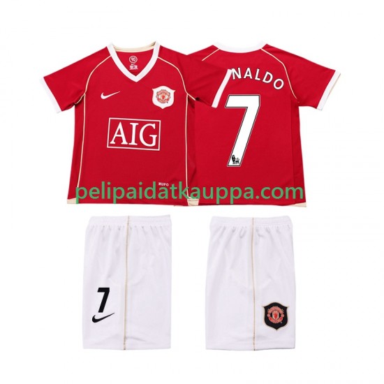 Manchester United Ronaldo 7 2007 Retro Koti Fanipelipaita (Lasten) 2006 Lyhythihainen Manchester United Ronaldo 7 2007 Retro Koti Fanipelipaita (Lasten) 2006 Lyhythihainen