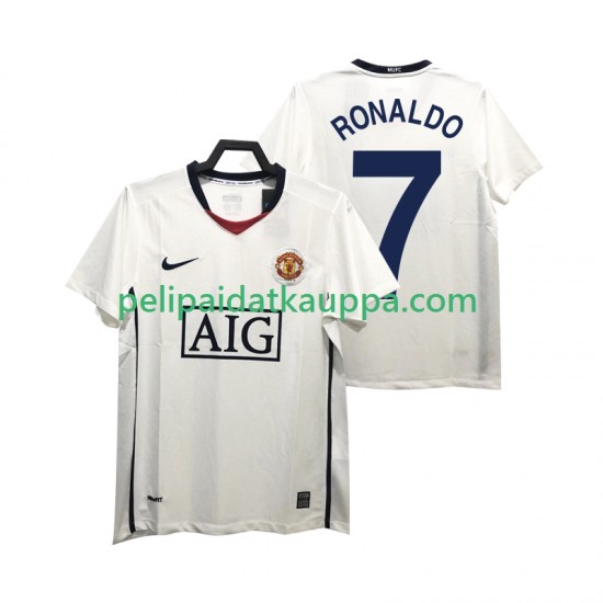 Manchester United Ronaldo 7 Premier League 2009 Retro Vieras Fanipelipaita (Miehet) 2008 Lyhythihainen