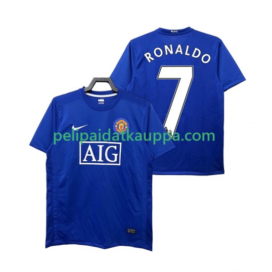 Manchester United Ronaldo 7 2009 Retro Kolmas Fanipelipaita (Miehet) 2008 Lyhythihainen Manchester United Ronaldo 7 2009 Retro Kolmas Fanipelipaita (Miehet) 2008 Lyhythihainen