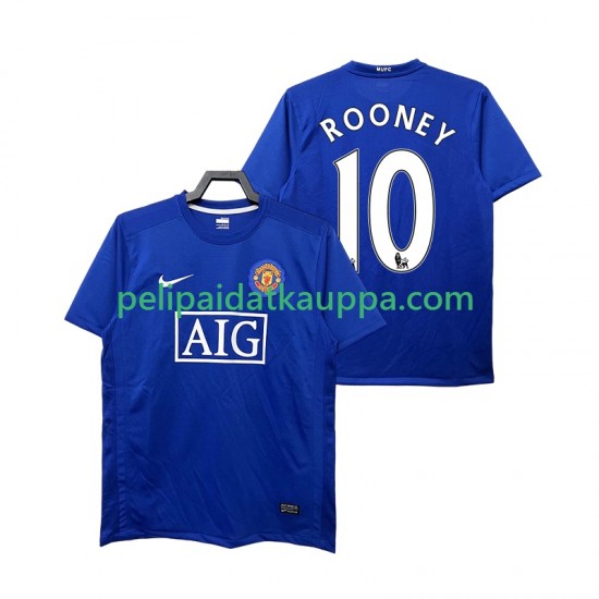 Manchester United Rooney 10 2009 Retro Kolmas Fanipelipaita (Miehet) 2008 Lyhythihainen Manchester United Rooney 10 2009 Retro Kolmas Fanipelipaita (Miehet) 2008 Lyhythihainen