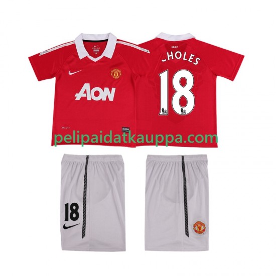Manchester United SCHOLES 18 Retro Koti Fanipelipaita (Lasten) 2011 2010 Lyhythihainen Manchester United SCHOLES 18 Retro Koti Fanipelipaita (Lasten) 2011 2010 Lyhythihainen