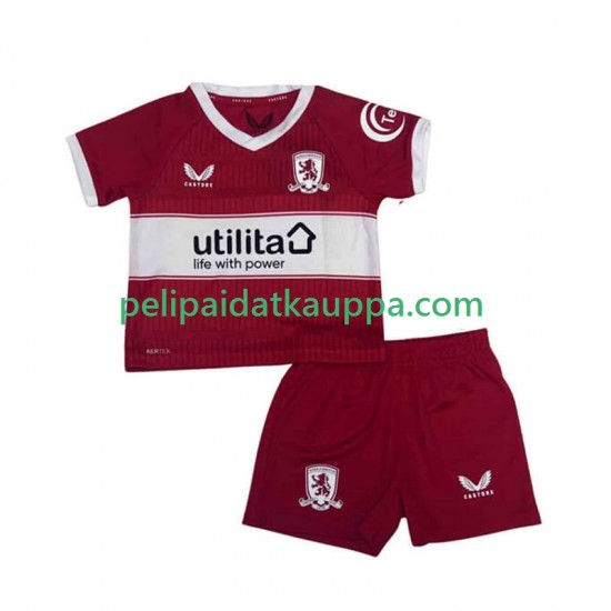 Middlesbrough Koti Fanipelipaita (Lasten) 2025-2026 Lyhythihainen