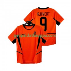 Alankomaat KLUIVERT 9 Retro Koti Fanipelipaita (Miehet) 2002 Lyhythihainen