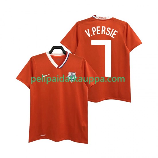Alankomaat Robin van Persie 7 Retro Koti Fanipelipaita (Miehet) 2008 Lyhythihainen Alankomaat Robin van Persie 7 Retro Koti Fanipelipaita (Miehet) 2008 Lyhythihainen