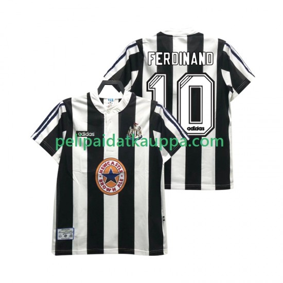 Newcastle United FERDINANE 10 1995 1997 Retro Koti Fanipelipaita (Miehet) Lyhythihainen