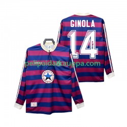 Newcastle United GINOLA 14 1995 1997 Retro Vieras Fanipelipaita (Miehet) Pitkähihainen