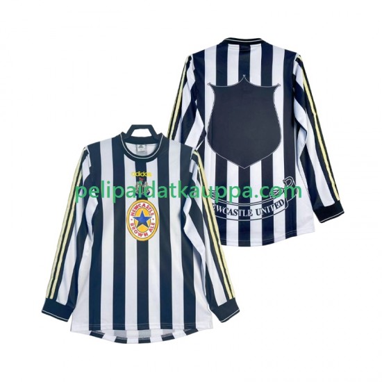 Newcastle United 1997 Retro Koti Fanipelipaita (Miehet) 1999 Pitkähihainen