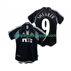 Newcastle United SHEARER 9 2000 2001 Retro Vieras Fanipelipaita (Miehet) Lyhythihainen