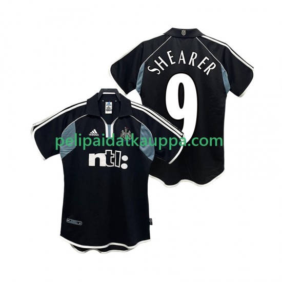 Newcastle United SHEARER 9 2000 2001 Retro Vieras Fanipelipaita (Miehet) Lyhythihainen