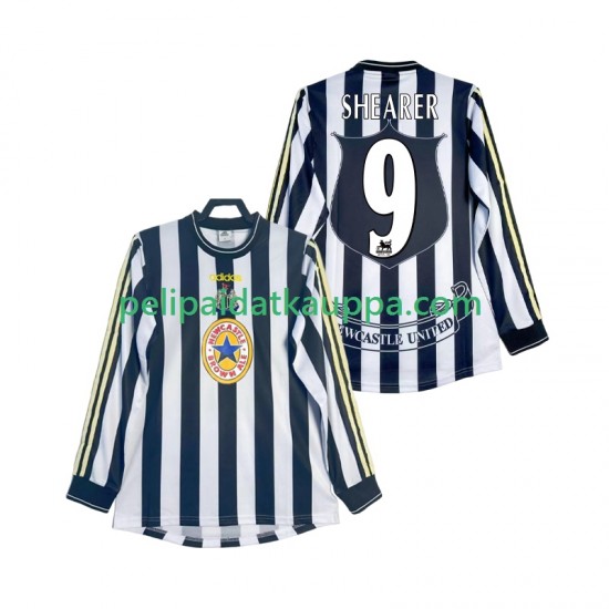 Newcastle United SHEARER 9 1997 Retro Koti Fanipelipaita (Miehet) 1999 Pitkähihainen