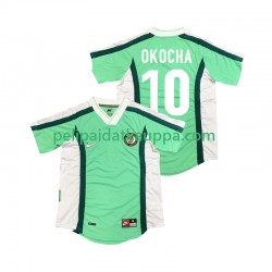 Nigeria OKOCHA 10 Retro Koti Fanipelipaita (Miehet) 1998 Lyhythihainen