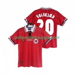 Norja SOLSKJAER 20 Retro Koti Fanipelipaita (Miehet) 1998 Lyhythihainen
