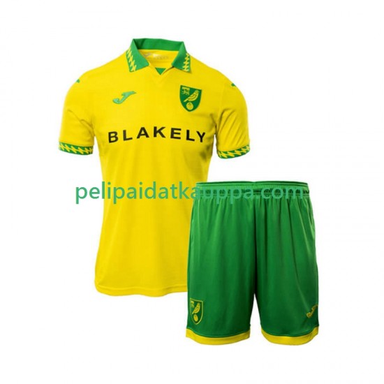 Norwich City Koti Fanipelipaita (Lasten) 2025-2026 Lyhythihainen Norwich City Koti Fanipelipaita (Lasten) 2025-2026 Lyhythihainen