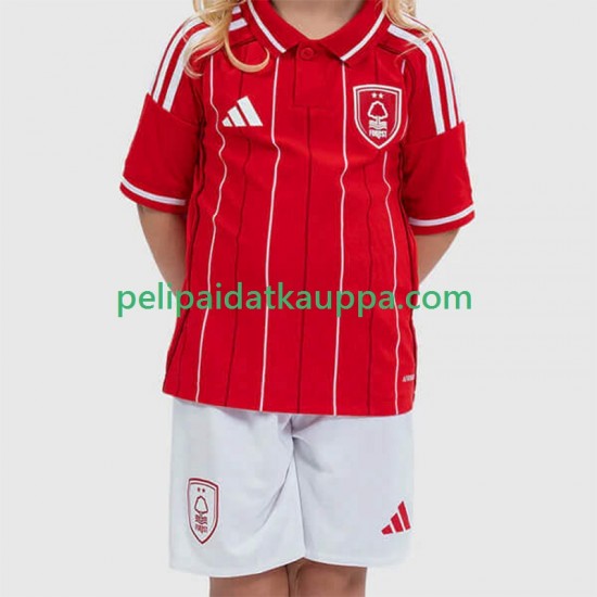 Nottingham Forest Koti Fanipelipaita (Lasten) 2025-2026 Lyhythihainen Nottingham Forest Koti Fanipelipaita (Lasten) 2025-2026 Lyhythihainen