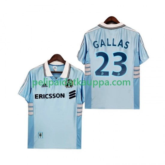 Olympique de Marseille Gallas 23 Retro Vieras Fanipelipaita (Miehet) 1998 1999 Lyhythihainen Olympique de Marseille Gallas 23 Retro Vieras Fanipelipaita (Miehet) 1998 1999 Lyhythihainen
