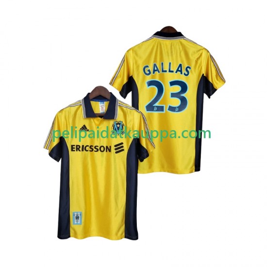 Olympique de Marseille Gallas 23 Retro Kolmas Fanipelipaita (Miehet) 1998 1999 Lyhythihainen