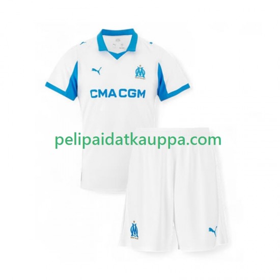 Olympique de Marseille Koti Fanipelipaita (Lasten) 2025-2026 Lyhythihainen