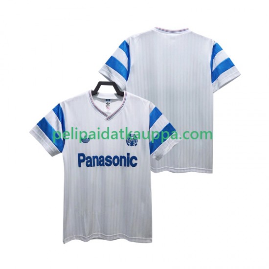 Olympique de Marseille 1990 Retro Koti Fanipelipaita (Miehet) Lyhythihainen