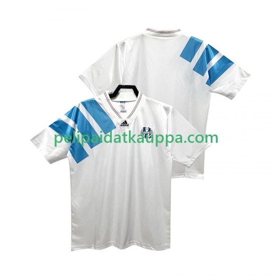 Olympique de Marseille 1992 1993 Retro Koti Fanipelipaita (Miehet) Lyhythihainen Olympique de Marseille 1992 1993 Retro Koti Fanipelipaita (Miehet) Lyhythihainen