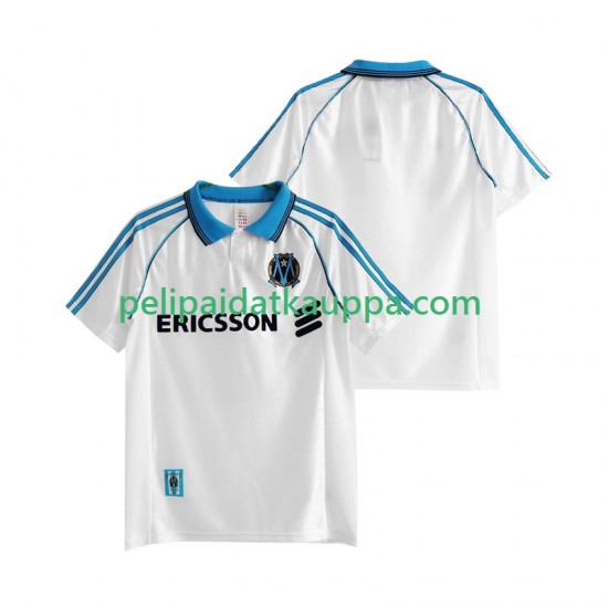 Olympique de Marseille Retro Koti Fanipelipaita (Miehet) 1998 1999 Lyhythihainen Olympique de Marseille Retro Koti Fanipelipaita (Miehet) 1998 1999 Lyhythihainen