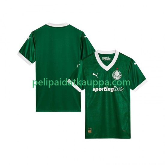 Palmeiras Koti Fanipelipaita (Miehet) 2025-2026 Lyhythihainen Palmeiras Koti Fanipelipaita (Miehet) 2025-2026 Lyhythihainen