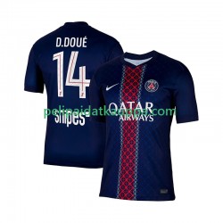 Paris Saint-Germain Desire Doue 14 Koti Fanipelipaita (Miehet) 2025-2026 Lyhythihainen