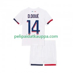 Paris Saint-Germain Desire Doue 14 Vieras Fanipelipaita (Lasten) 2025-2026 Lyhythihainen