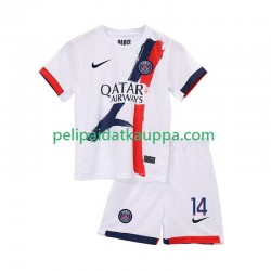 Paris Saint-Germain Desire Doue 14 Vieras Fanipelipaita (Lasten) 2025-2026 Lyhythihainen