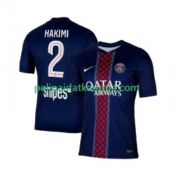Paris Saint-Germain Hakimi 2 Koti Fanipelipaita (Miehet) 2025-2026 Lyhythihainen